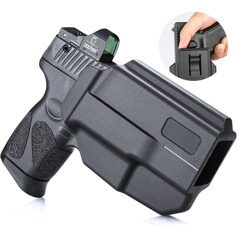 Polymer Red Dot Optics Cut Level II OWB Holster | Taurus G2C/G3/G3C/G3C TORO/PT111 Millennium G2/PT140 Millennium G2