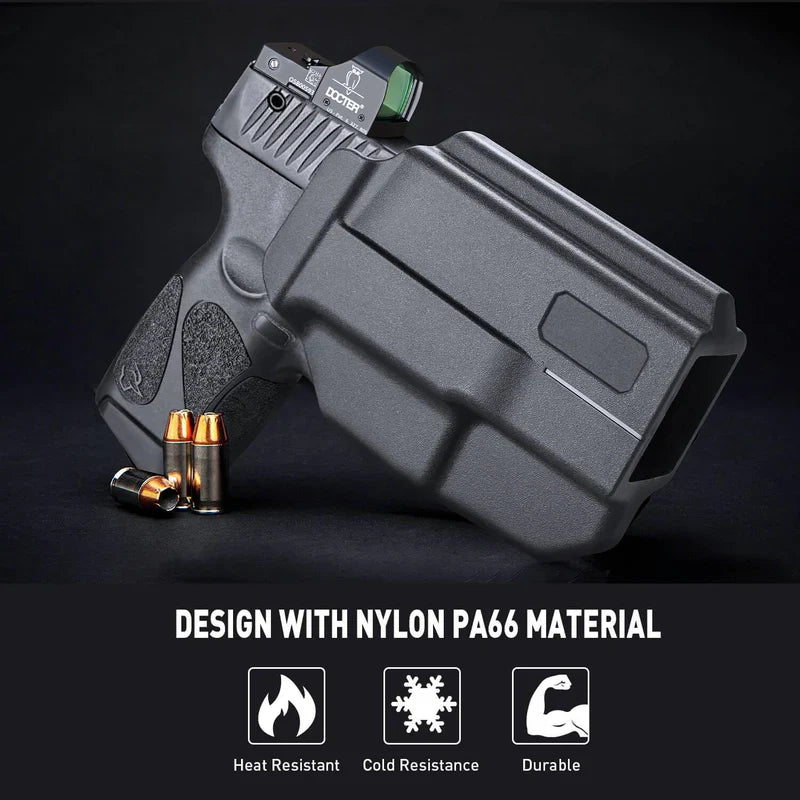 Polymer Red Dot Optics Cut Level II OWB Holster | Taurus G2C/G3/G3C/G3C TORO/PT111 Millennium G2/PT140 Millennium G2
