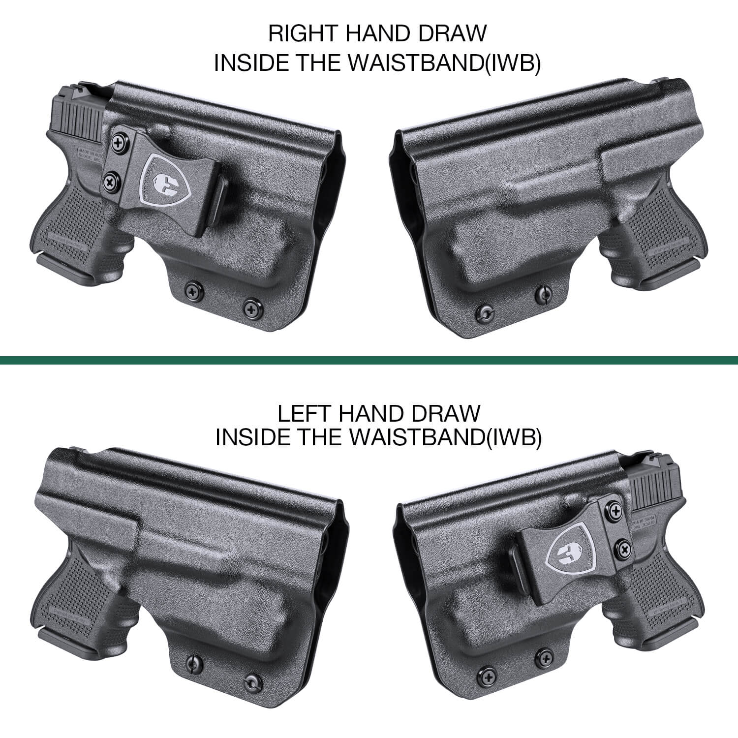 IWB Kydex Light Bearing TLR6 Holster | G43/G43X Right&Left Handed